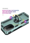 BFS  Xiaomi Poco F3 Kılıf Sofya Yüzüklü Silikon Kapak - Yeşil