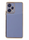BFS Xiaomi Poco F5 Kılıf Volet Silikon - Mavi