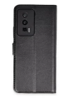 BFS  Xiaomi Poco F5 Pro Kılıf Trend S Plus Kapaklı Kılıf - Siyah