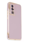 BFS  Xiaomi Poco F5 Pro Kılıf Volet Silikon - Mor