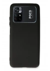 BFS  Xiaomi Poco M4 Pro 4G Kılıf First Silikon - Siyah