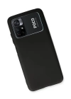 BFS  Xiaomi Poco M4 Pro 4G Kılıf First Silikon - Siyah