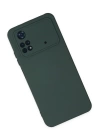 BFS  Xiaomi Poco M4 Pro 4G Kılıf Nano içi Kadife Silikon - Koyu Yeşil