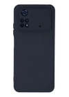 BFS  Xiaomi Poco M4 Pro 4G Kılıf Nano içi Kadife Silikon - Lacivert