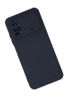 BFS  Xiaomi Poco M4 Pro 4G Kılıf Nano içi Kadife Silikon - Lacivert