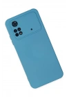 BFS  Xiaomi Poco M4 Pro 4G Kılıf Nano içi Kadife Silikon - Mavi
