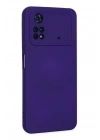 BFS  Xiaomi Poco M4 Pro 4G Kılıf Nano içi Kadife Silikon - Mor