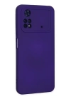 BFS  Xiaomi Poco M4 Pro 4G Kılıf Nano içi Kadife Silikon - Mor