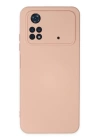 BFS  Xiaomi Poco M4 Pro 4G Kılıf Nano içi Kadife Silikon - Pudra