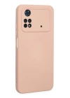 BFS  Xiaomi Poco M4 Pro 4G Kılıf Nano içi Kadife Silikon - Pudra
