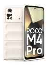 BFS  Xiaomi Poco M4 Pro 4G Kılıf Optimum Silikon - Krem