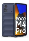 BFS  Xiaomi Poco M4 Pro 4G Kılıf Optimum Silikon - Lacivert