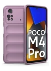 BFS  Xiaomi Poco M4 Pro 4G Kılıf Optimum Silikon - Mor