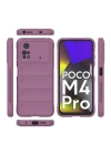 BFS  Xiaomi Poco M4 Pro 4G Kılıf Optimum Silikon - Mor