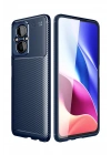 BFS  Xiaomi Poco M5 Kılıf Auto Focus Karbon Kapak - Lacivert