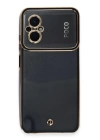 BFS  Xiaomi Poco M5 Kılıf Liva Lens Silikon - Siyah
