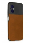 BFS  Xiaomi Poco M5 Kılıf Loop Deri Silikon - Kahverengi