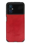 BFS  Xiaomi Poco M5 Kılıf Loop Deri Silikon - Kırmızı