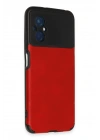 BFS  Xiaomi Poco M5 Kılıf Loop Deri Silikon - Kırmızı