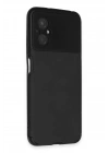 BFS  Xiaomi Poco M5 Kılıf Loop Deri Silikon - Siyah
