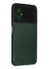 BFS  Xiaomi Poco M5 Kılıf Loop Deri Silikon - Yeşil