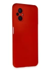 BFS Xiaomi Poco M5 Kılıf Nano içi Kadife Silikon - Kırmızı