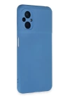 BFS Xiaomi Poco M5 Kılıf Nano içi Kadife Silikon - Mavi