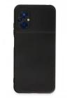 BFS  Xiaomi Poco M5 Kılıf Nano içi Kadife Silikon - Siyah