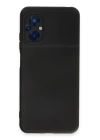 BFS  Xiaomi Poco M5 Kılıf Nano içi Kadife Silikon - Siyah