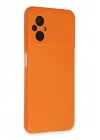 BFS  Xiaomi Poco M5 Kılıf Nano içi Kadife Silikon - Turuncu