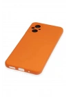 BFS Xiaomi Poco M5 Kılıf Nano içi Kadife Silikon - Turuncu