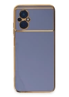 BFS  Xiaomi Poco M5 Kılıf Volet Silikon - Mavi