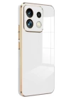 BFS  Xiaomi Poco M6 Pro 4G Kılıf Volet Silikon - Beyaz