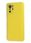 BFS  Xiaomi Poco X3 GT Kılıf Nano içi Kadife Silikon - Sarı