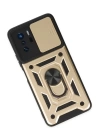 BFS  Xiaomi Poco X3 GT Kılıf Pars Lens Yüzüklü Silikon - Gold