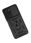 BFS  Xiaomi Poco X3 GT Kılıf Pars Lens Yüzüklü Silikon - Siyah