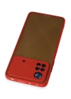 BFS  Xiaomi Poco X4 Pro 5G Kılıf Montreal Silikon Kapak - Kırmızı