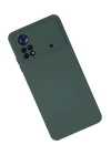 BFS  Xiaomi Poco X4 Pro 5G Kılıf Nano içi Kadife Silikon - Koyu Yeşil