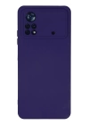 BFS  Xiaomi Poco X4 Pro 5G Kılıf Nano içi Kadife Silikon - Mor