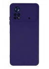 BFS Xiaomi Poco X4 Pro 5G Kılıf Nano içi Kadife Silikon - Mor