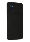 BFS Xiaomi Poco X4 Pro 5G Kılıf Nano içi Kadife Silikon - Siyah