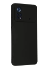 BFS  Xiaomi Poco X4 Pro 5G Kılıf Nano içi Kadife Silikon - Siyah