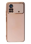 BFS Xiaomi Poco X4 Pro 5G Kılıf Volet Silikon - Pembe