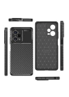 BFS  Xiaomi Poco X5 5G Kılıf Auto Focus Karbon Kapak - Siyah