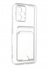 BFS Xiaomi Poco X5 5G Kılıf Kart Şeffaf Silikon - Şeffaf