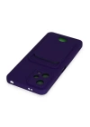 BFS  Xiaomi Poco X5 5G Kılıf Kelvin Kartvizitli Silikon - Derin Mor