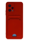 BFS  Xiaomi Poco X5 5G Kılıf Kelvin Kartvizitli Silikon - Kırmızı