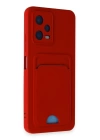 BFS  Xiaomi Poco X5 5G Kılıf Kelvin Kartvizitli Silikon - Kırmızı