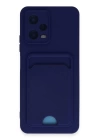 BFS  Xiaomi Poco X5 5G Kılıf Kelvin Kartvizitli Silikon - Lacivert