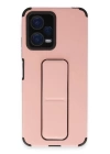 BFS  Xiaomi Poco X5 5G Kılıf Mega Standlı Silikon - Pudra